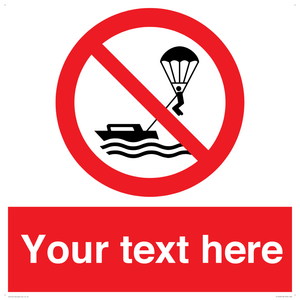 Custom No parasailing